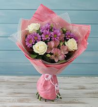 Букет цветов из:  Герберы #REPLACE_PRED# Новые Бурасы