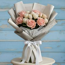 Букет цветов из:  Розы #REPLACE_PRED# Новые Бурасы