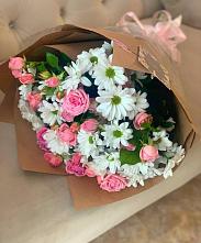 Букет цветов из:  Розы и Хризантемы #REPLACE_PRED# Новые Бурасы