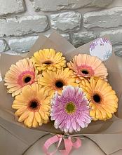Букет цветов из:  Герберы #REPLACE_PRED# Новые Бурасы